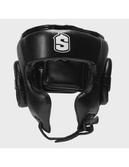 "Casco de Boxeo Cripta Negro | SHARK BOXING "