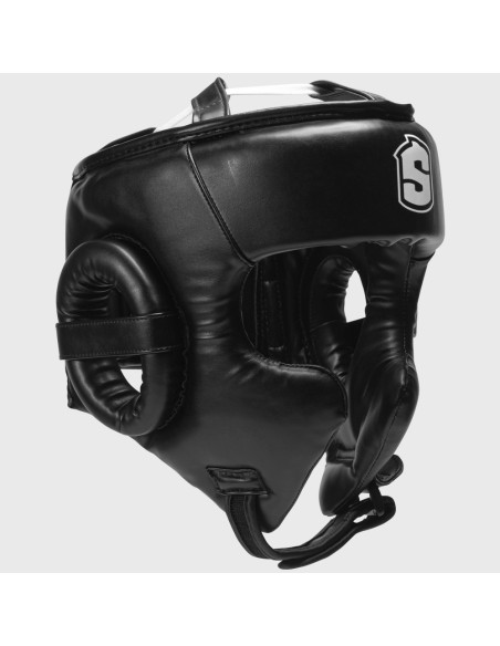 "Casco de Boxeo Cripta Negro | SHARK BOXING "